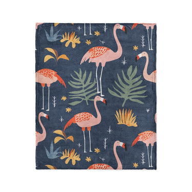 Flamingo Paradise in Medium (50" x 60") Size