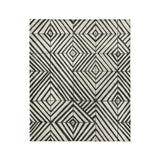 Ludwig Black & Ivory in Medium (50" x 60") Size