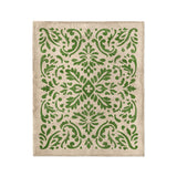 Floranna Ivory & Green in Medium (50" x 60") Size