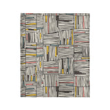 Atticus Multicolor Crosshatch in Medium (50" x 60") Size