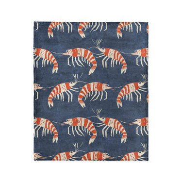 Tribal Prawns in Medium (50" x 60") Size