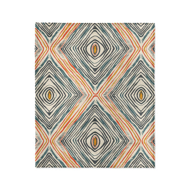 Boden Orange & Blue in Medium (50" x 60") Size