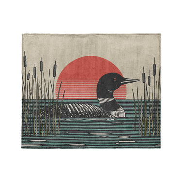 Sunset Loon in Medium (50" x 60") Size
