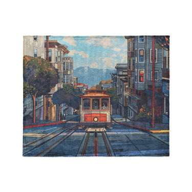 San Francisco Trolley in Medium (50" x 60") Size
