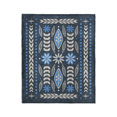 Topanga Navy & Columbia in Medium (50" x 60") Size