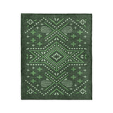 Durand Forest Green in Medium (50" x 60") Size