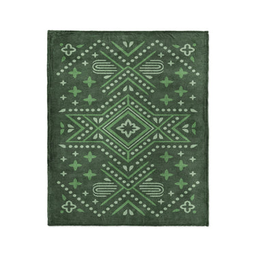 Durand Forest Green in Medium (50" x 60") Size