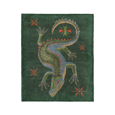 Hungry Alligator in Medium (50" x 60") Size