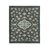 Fenwick Green & Orange in Medium (50" x 60") Size