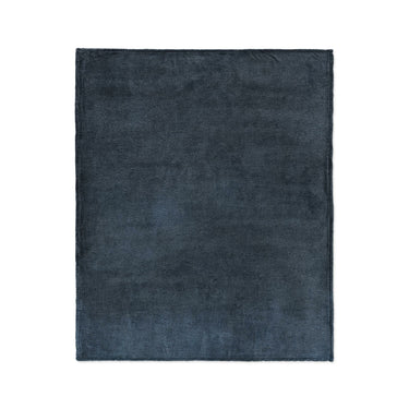 Keanu Watercolor Navy Blue Ombre in Medium (50" x 60") Size