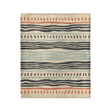Delsin Blue & Orange in Medium (50" x 60") Size