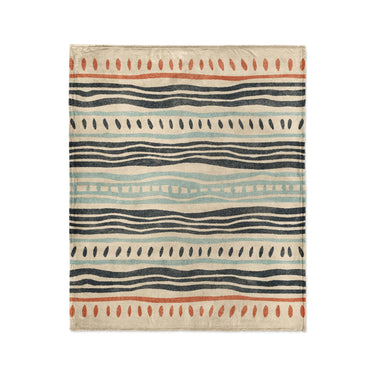Delsin Blue & Orange in Medium (50" x 60") Size
