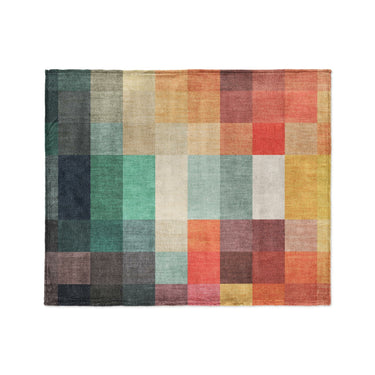 Polyphony Multicolor Earthtone in Medium (50" x 60") Size