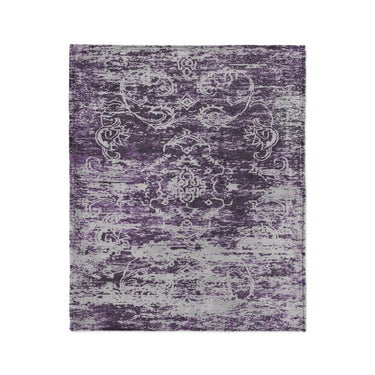 Bennett Purple & Grey in Medium (50" x 60") Size