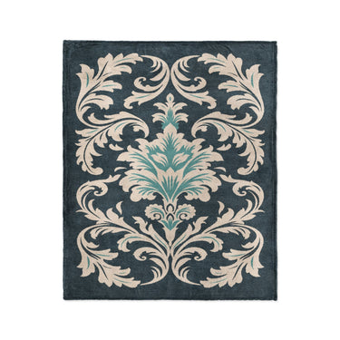 Aubrey Navy & Teal in Medium (50" x 60") Size