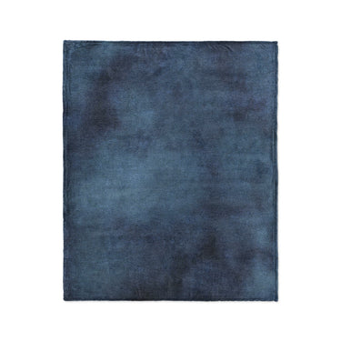 Andromeda Watercolor Navy in Medium (50" x 60") Size