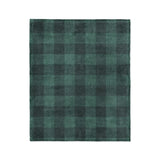 Buffalo Plaid Deep Teal in Medium (50" x 60") Size