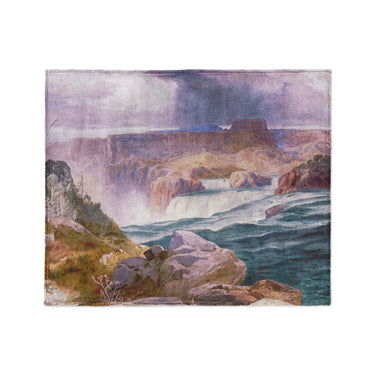 Shoshone Falls of the Great Idaho Snake River by Thomas Moran in Medium (50" x 60") Size