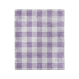 Buffalo Plaid Lilac in Medium (50" x 60") Size