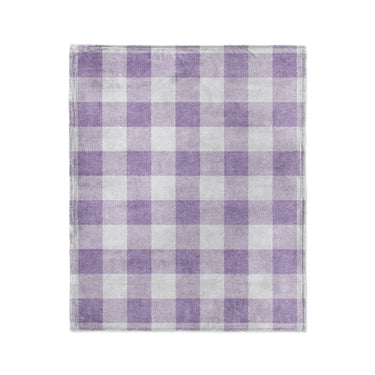 Buffalo Plaid Lilac in Medium (50" x 60") Size