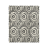 Torrance Black & Ivory in Medium (50" x 60") Size
