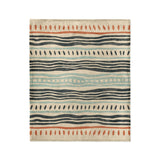 Delsin Blue & Orange in Medium (50" x 60") Size