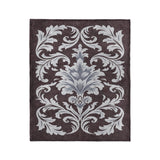 Aubrey Maroon & Light Blue in Medium (50" x 60") Size