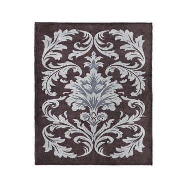 Aubrey Maroon & Light Blue in Medium (50" x 60") Size