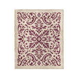 Floranna Ivory & Wine in Medium (50" x 60") Size