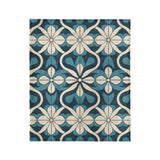Mattheo Blue & Ivory in Medium (50" x 60") Size