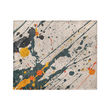 Jason Dark Teal & Orange in Medium (50" x 60") Size