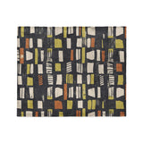 Milo Navy Lime & Terracotta in Medium (50" x 60") Size