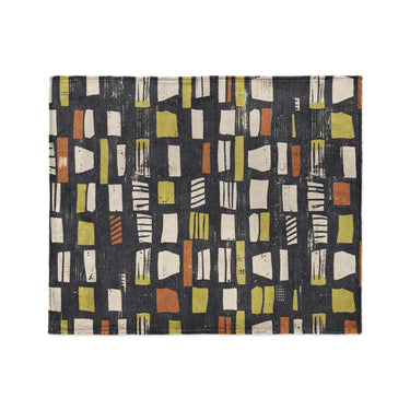 Milo Navy Lime & Terracotta in Medium (50" x 60") Size