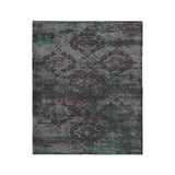 Jonah Maroon & Turquoise in Medium (50" x 60") Size