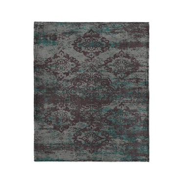 Jonah Maroon & Turquoise in Medium (50" x 60") Size