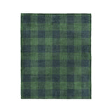 Buffalo Plaid Green Navy in Medium (50" x 60") Size