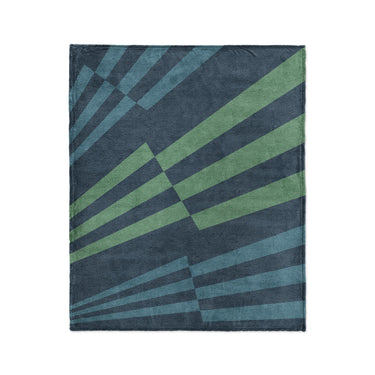 Prisma Blue & Green in Medium (50" x 60") Size