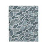 Duck Camo Blue in Medium (50" x 60") Size