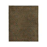 Terlingua Olive & Terracotta in Medium (50" x 60") Size