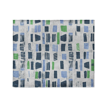 Milo Blue & Green in Medium (50" x 60") Size