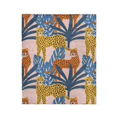 Tropical Cheetahs in Medium (50" x 60") Size