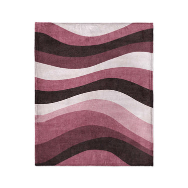 Sinuous Maroon Monochrome in Medium (50" x 60") Size