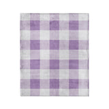 Buffalo Plaid Lilac in Medium (50" x 60") Size