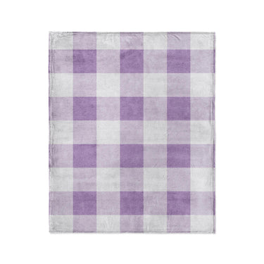 Buffalo Plaid Lilac in Medium (50" x 60") Size