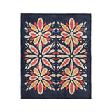 Jasmina Navy Multicolor in Medium (50" x 60") Size
