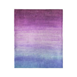 Imogen Watercolor Blue & Purple Ombre in Medium (50" x 60") Size