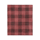 Buffalo Plaid Deep Red in Medium (50" x 60") Size