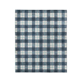 Wallace Plaid Blue & Teal in Medium (50" x 60") Size