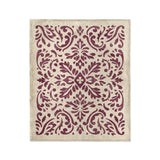 Floranna Ivory & Wine in Medium (50" x 60") Size