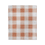 Buffalo Plaid Light Terracotta in Medium (50" x 60") Size